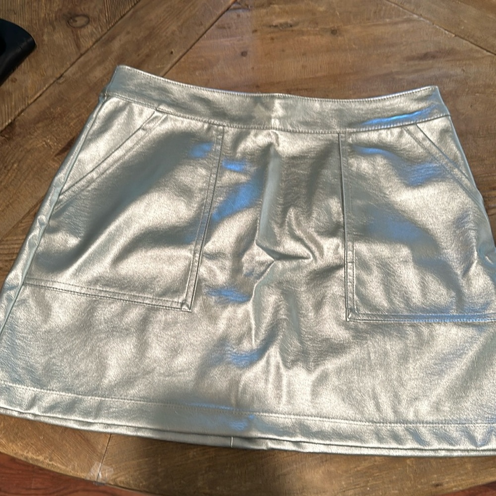 Silver Target Skirt